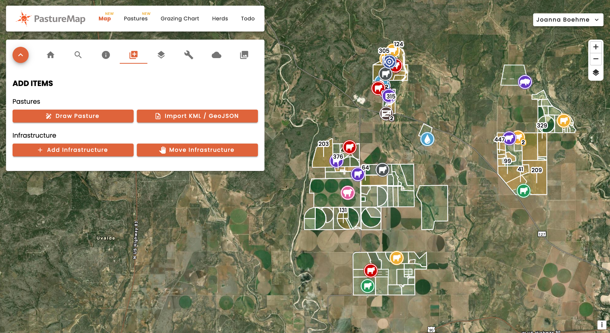 Add Items in Map module